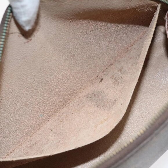 LOUIS VUITTON Monogram Trousse Demi Ronde Cosmetic Pouch M47520 LV Auth 113338 - Picture 11 of 16